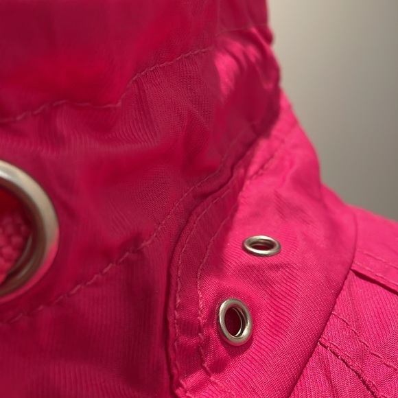 Madison Windbreaker Women Size S Pink Fuschia Lightweight Water Resistant - Picture 10 of 14